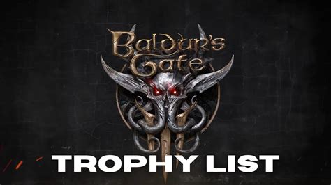 baldur's gate 3 tv tropes|baldur's gate 3 trophy list.